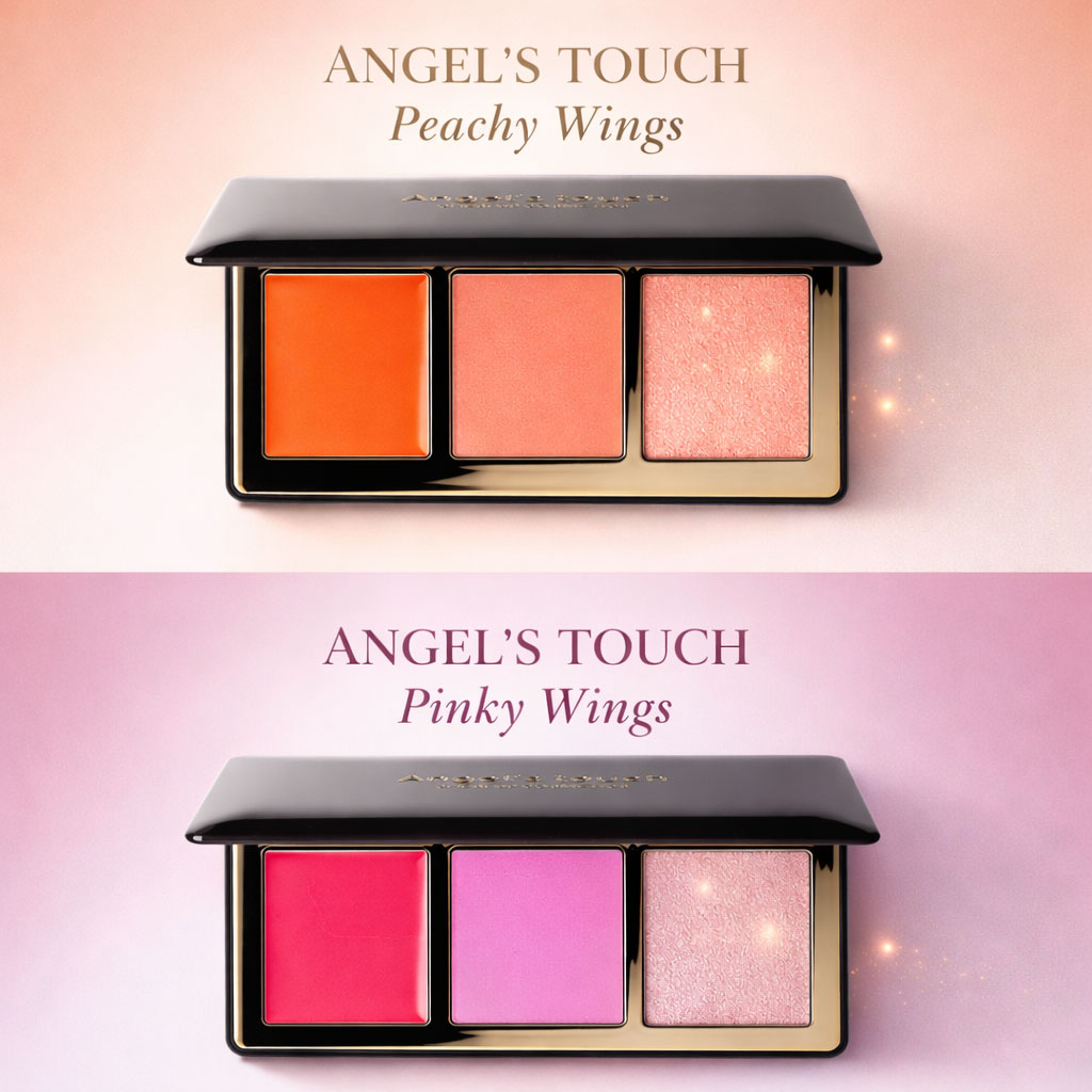 Angel’s Touch Palette | Blush & Highlighter 3 Υφών